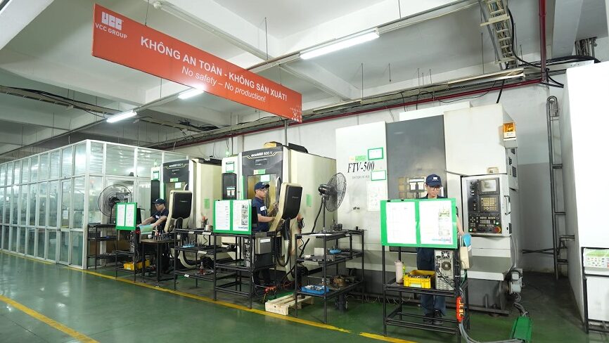 VCC ứng dụng tự động hóa vào sản xuất gia công cơ khí