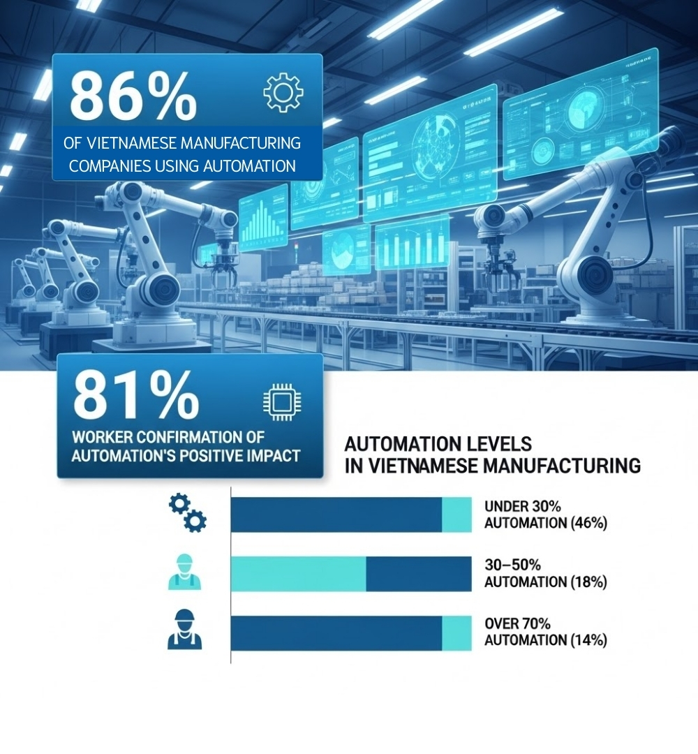 Báo cáo tình hình ứng dụng tự động hóa vào sản xuất 