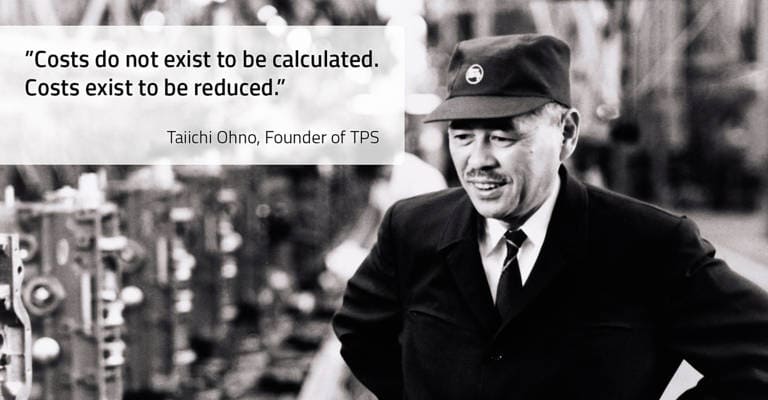 Taiichi Ohno - cha đẻ của phương pháp TPS