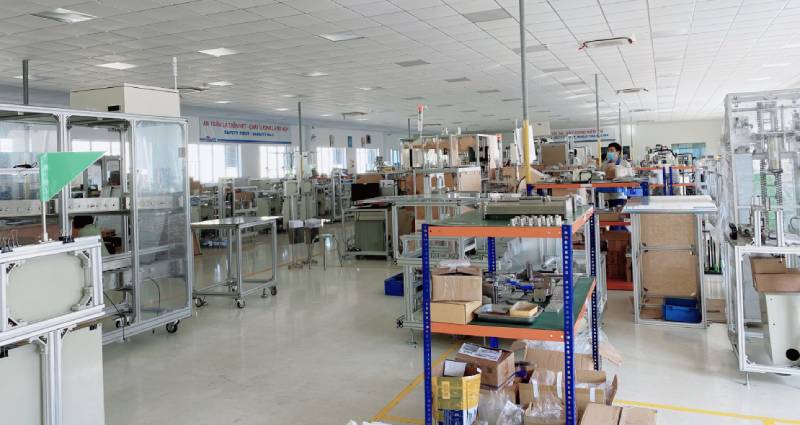 Xưởng lắp ráp thiết bị tự động hóa, máy tự động của VCC Tech