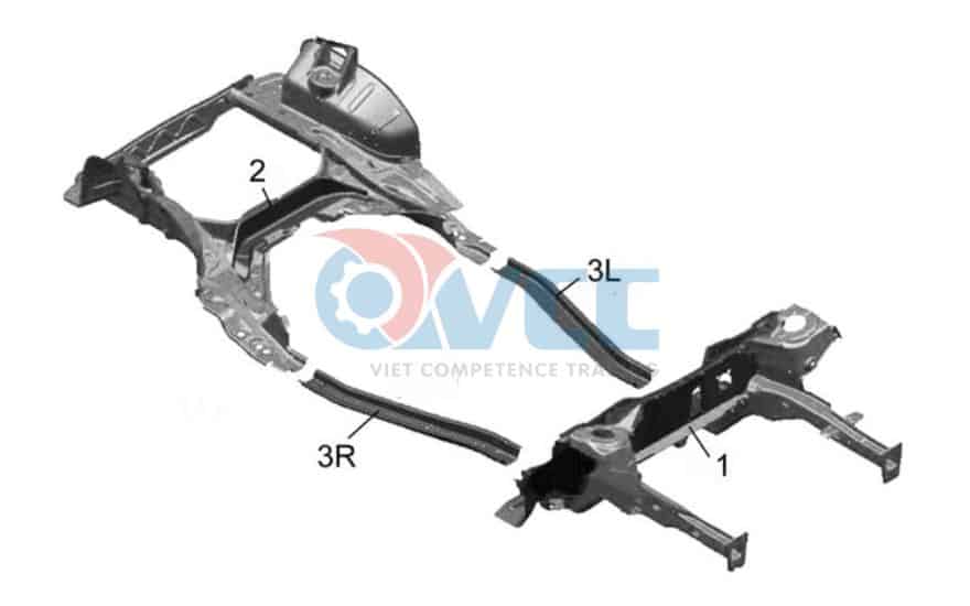 Gia công đồ gá Front frame assembly