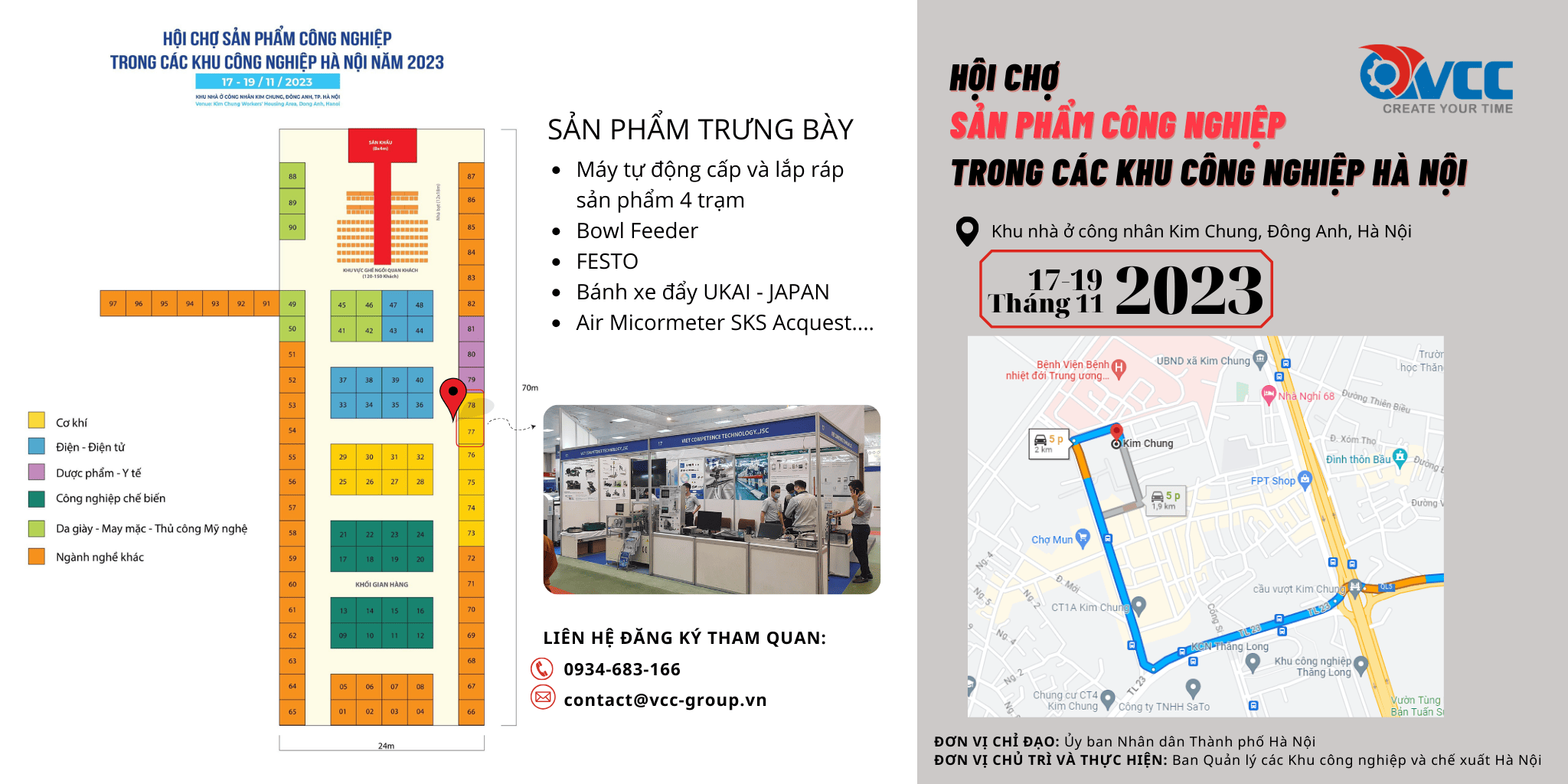 Hội chợ sản phẩm công nghiệp trong các khu công nghiệp Hà Nội năm 2023