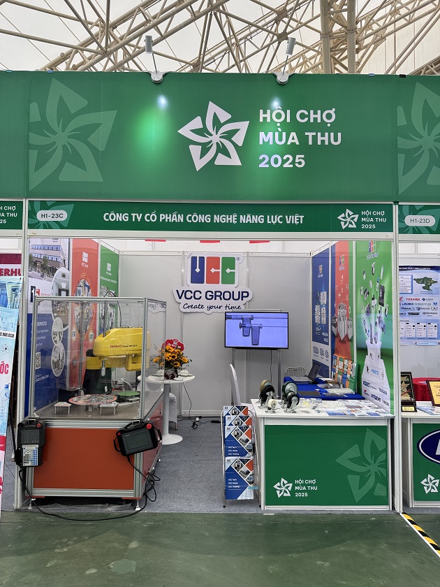 Gian hàng tại hội chợ mùa thu 2025