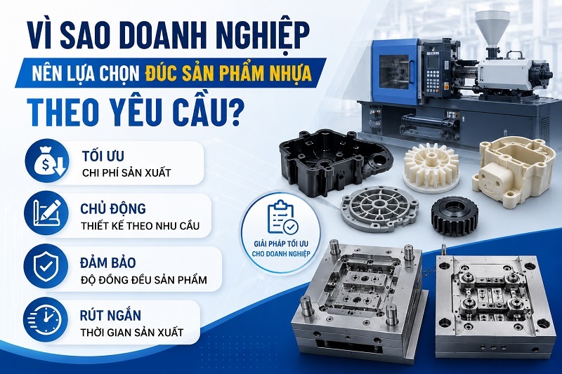 Vì Sao Doanh Nghiệp Nên Lựa Chọn Đúc Sản Phẩm Nhựa Theo Yêu Cầu