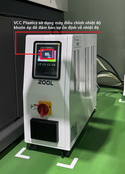 Máy giữ nhiệt độ ổn định cho khuôn ép nhựa VCC Plastics